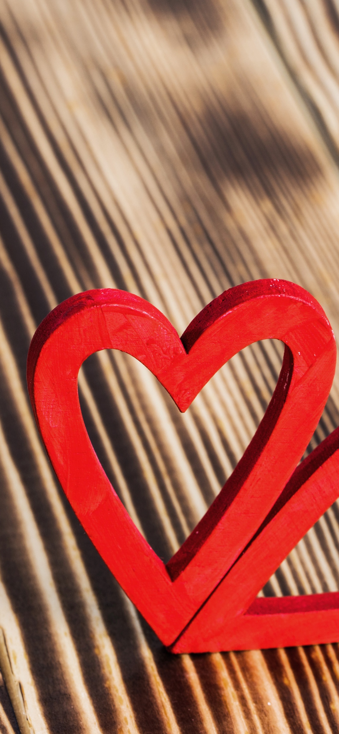 Valentines Day, Heart, Wood, Love. Wallpaper in 1125x2436 Resolution