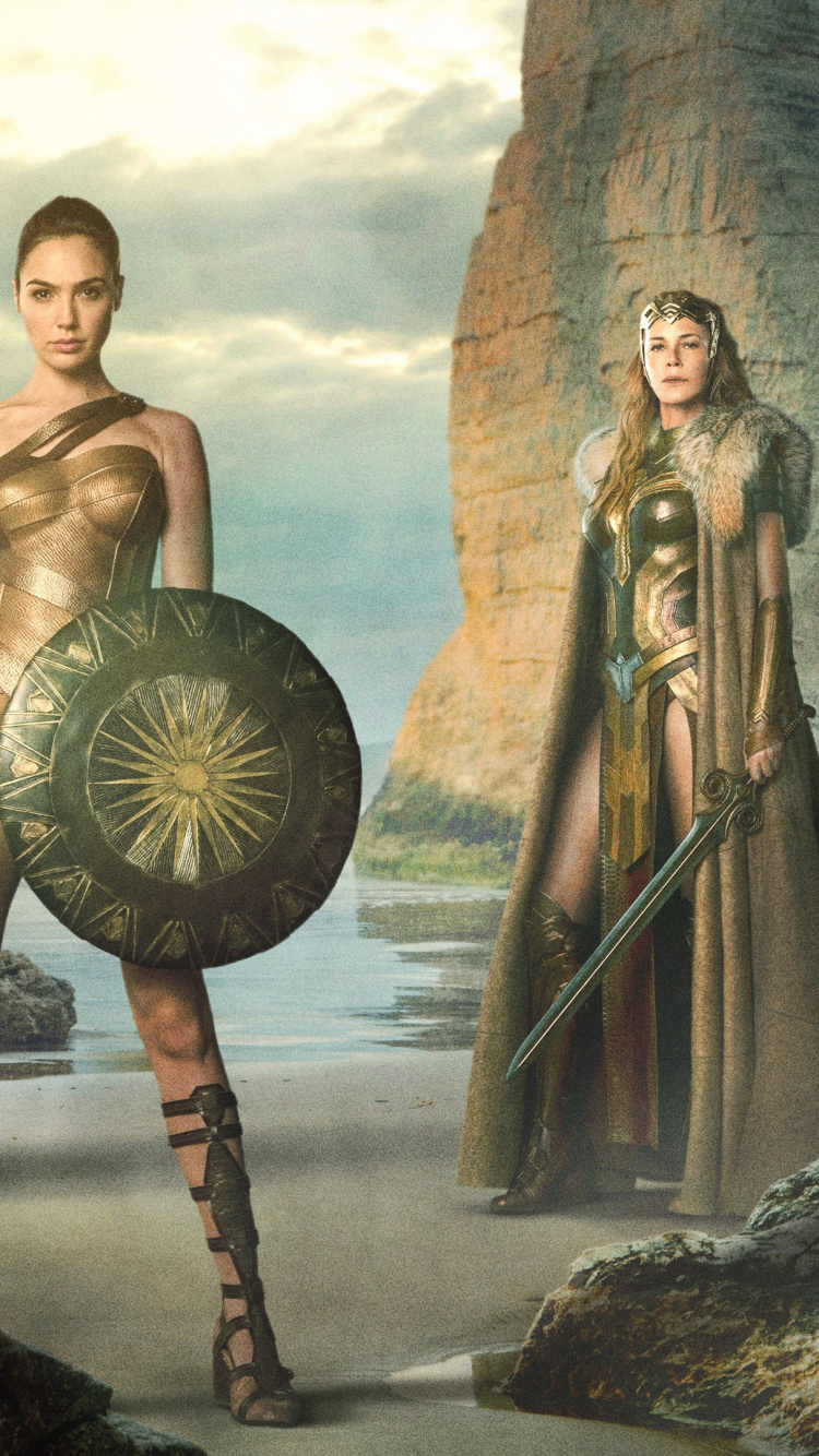 Frage Mich Frau Themyscira, Patty Jenkins, Gal Gadot, Wonder Woman, Wonder Woman 1984. Wallpaper in 750x1334 Resolution