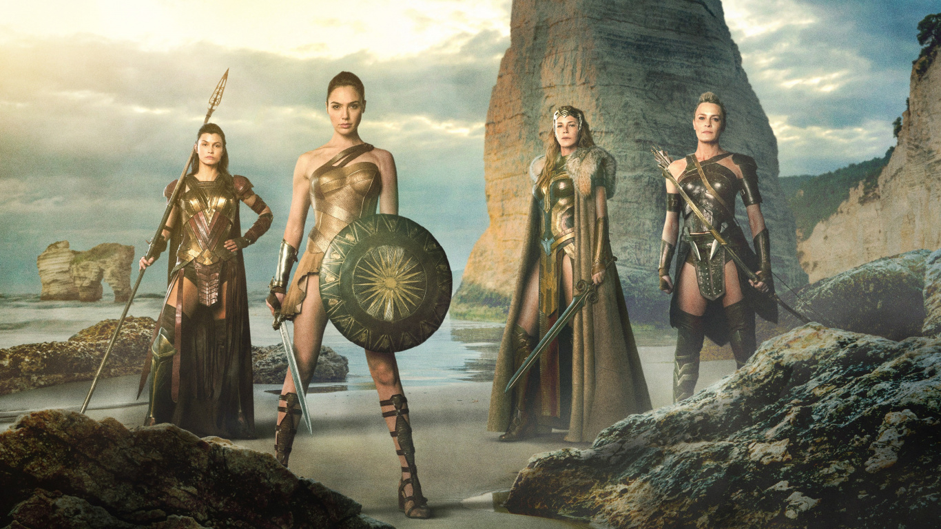Wonder Woman Themyscira, Patty Jenkins, Gal Gadot, Wonder Woman, Wonder Woman 1984. Wallpaper in 1366x768 Resolution