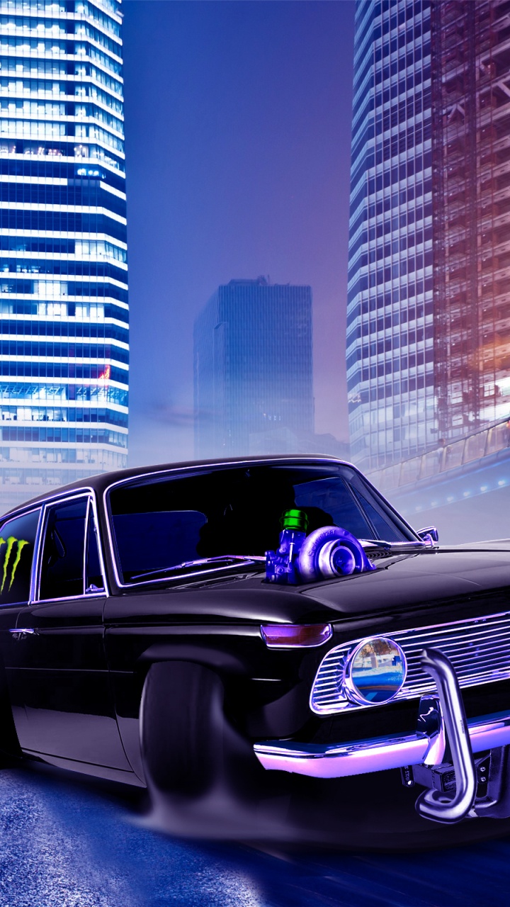 头灯, 的车城, 经典汽车, 跳舞, 宝马 壁纸 720x1280 允许