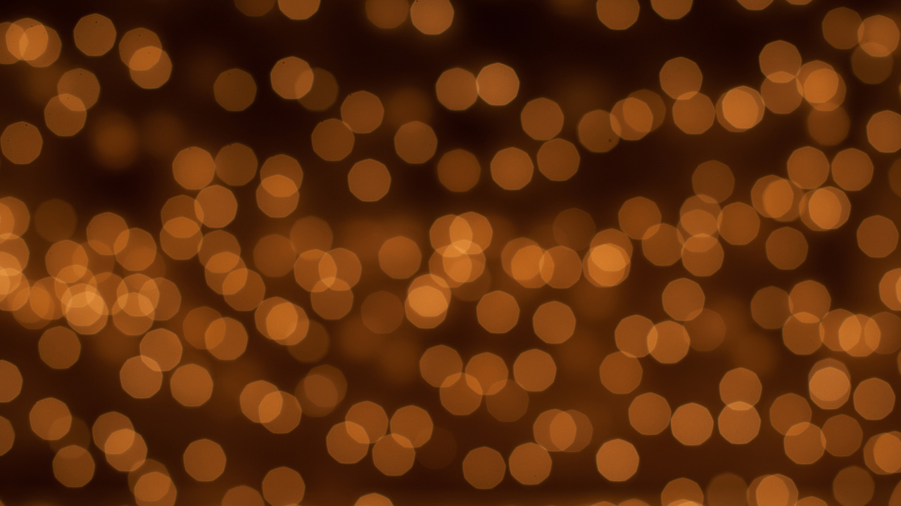 Weiße Und Gelbe Bokeh-Lichter. Wallpaper in 1280x720 Resolution