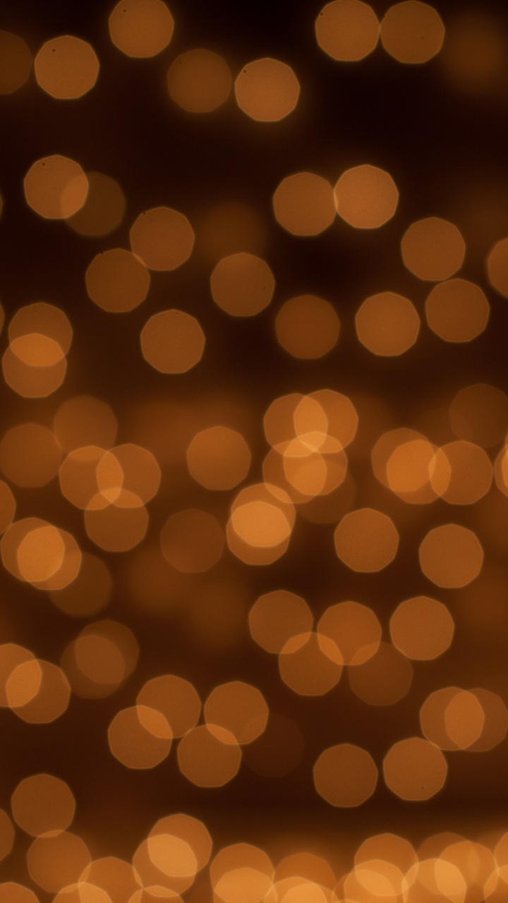 Weiße Und Gelbe Bokeh-Lichter. Wallpaper in 720x1280 Resolution