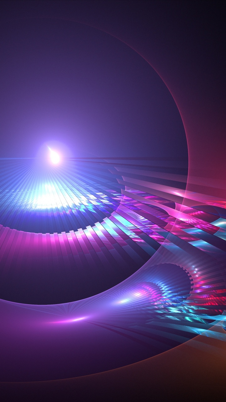 Illustration de Lumière Violette et Bleue. Wallpaper in 720x1280 Resolution
