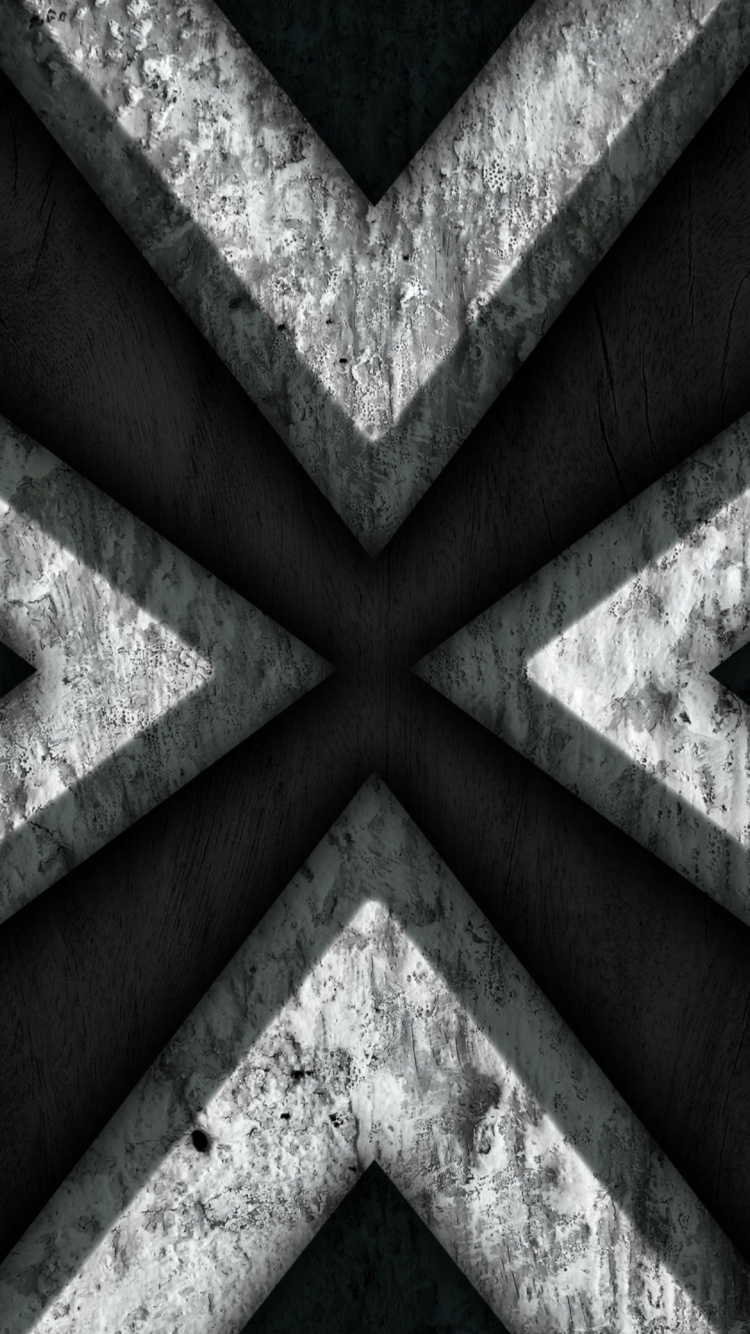 Monochrom, Beton, Schwarz Und Weiß, Silber, Symmetrie. Wallpaper in 750x1334 Resolution
