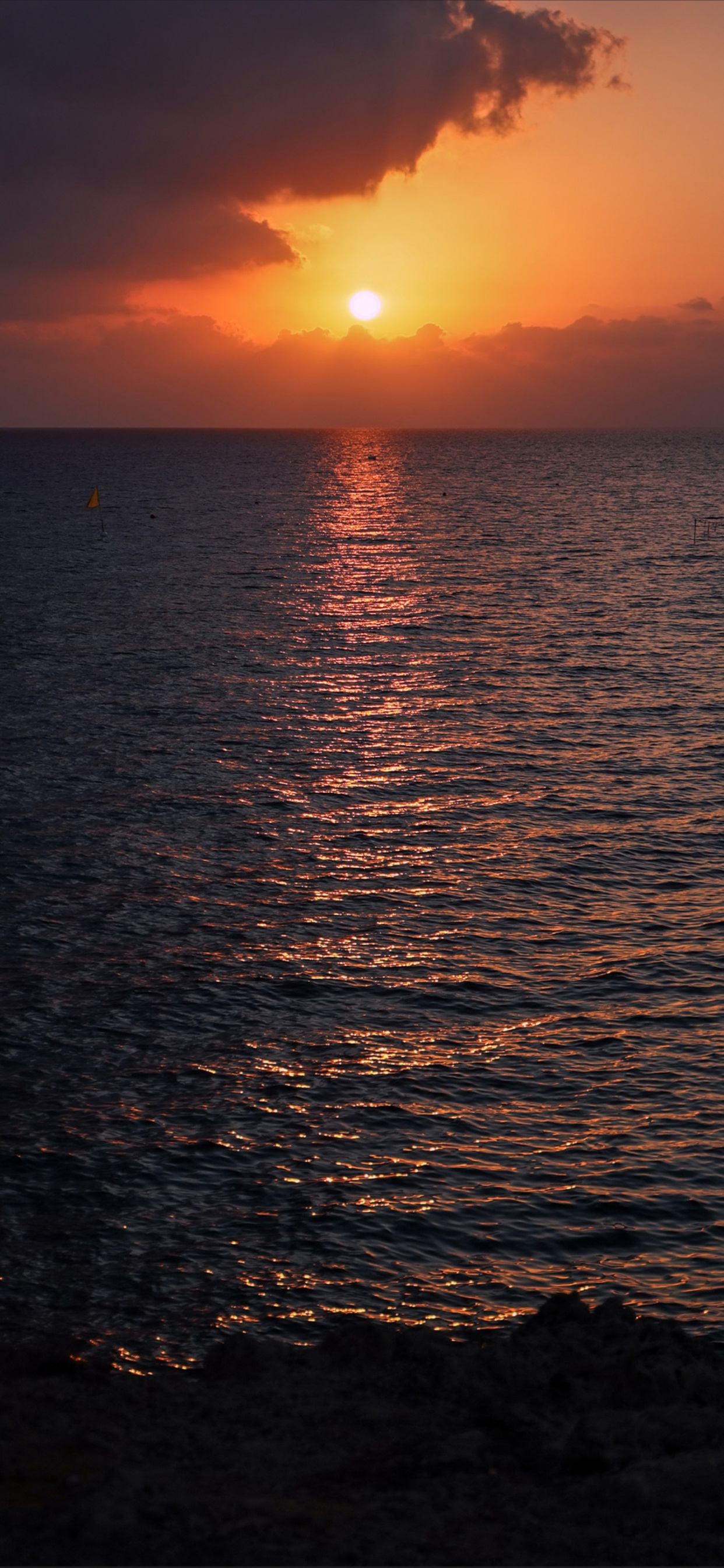 Sea, Water, Cloud, Atmosphere, Water Resources. Wallpaper in 1242x2688 Resolution