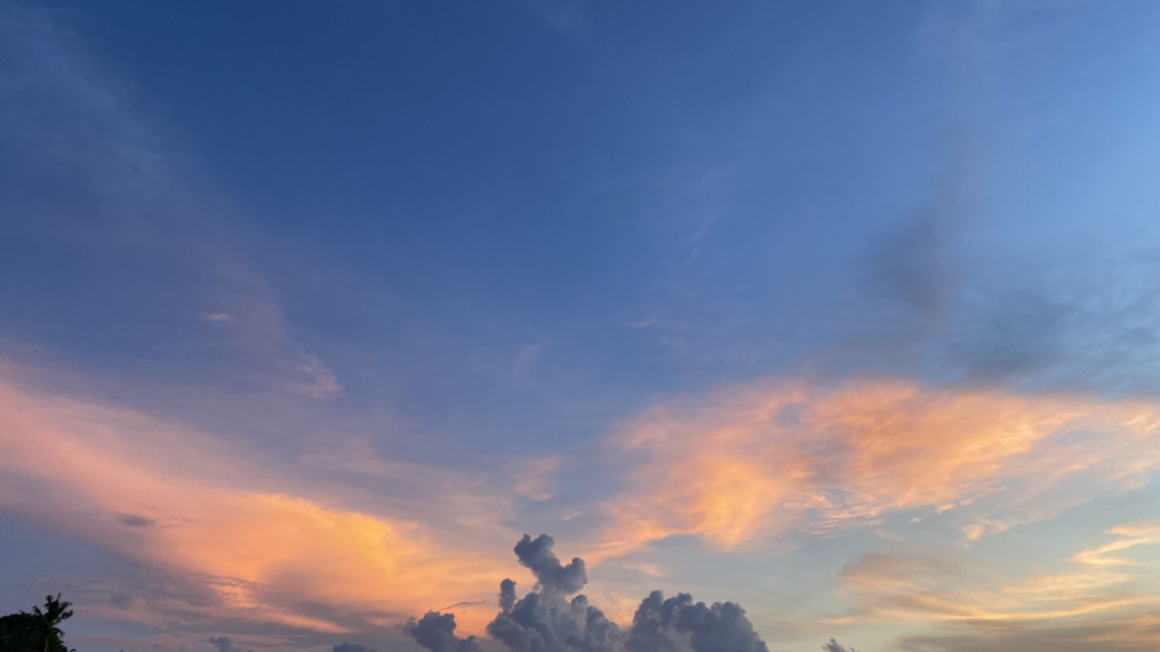 Soir, Lever, Afterglow, Horizon. Wallpaper in 1280x720 Resolution