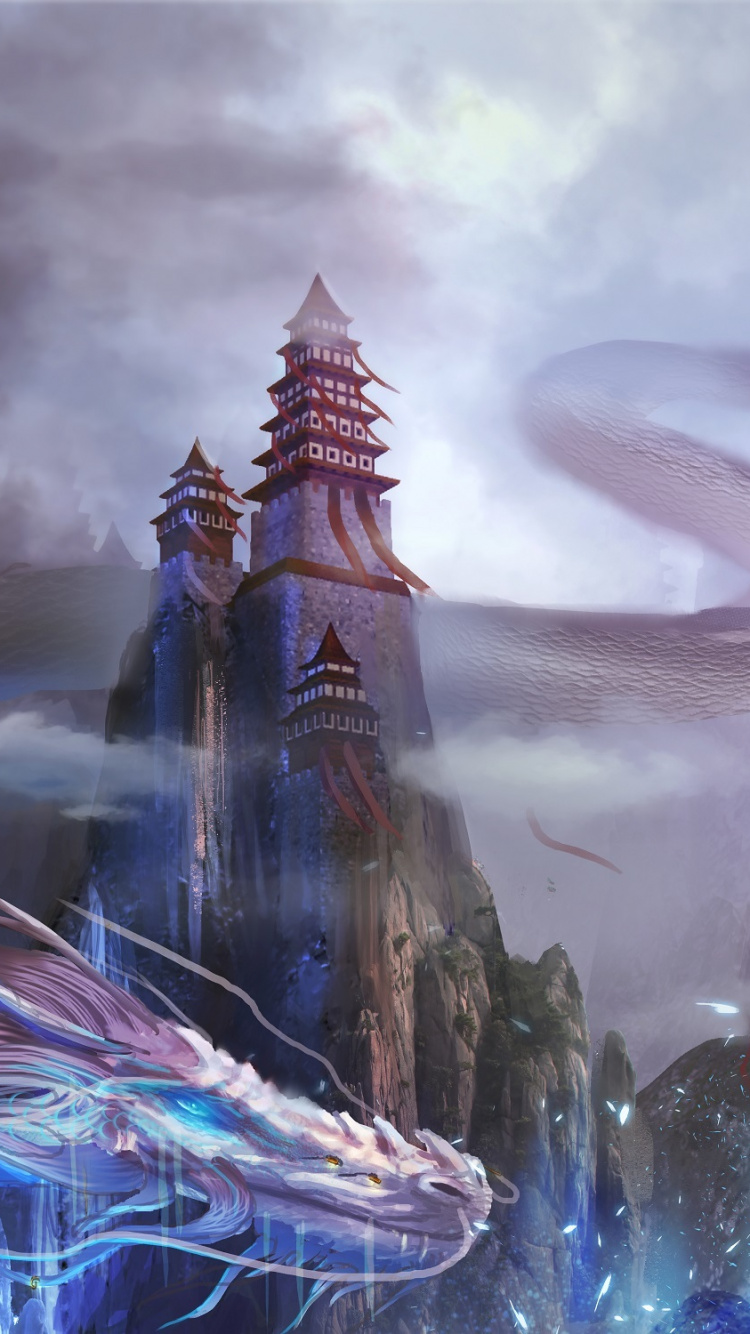 Fuente de Agua Cerca Del Edificio de Hormigón Marrón Durante la Noche. Wallpaper in 750x1334 Resolution