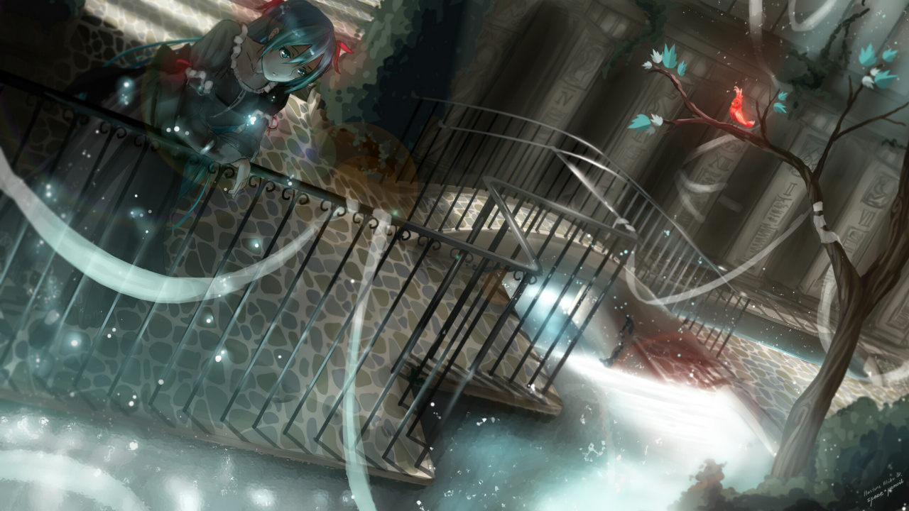 Vogelkäfig Aus Weißem Metall in Der Nähe Der Weißen Wand. Wallpaper in 1280x720 Resolution