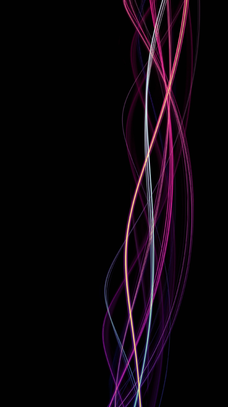 Weiße Und Rote Leuchte. Wallpaper in 750x1334 Resolution