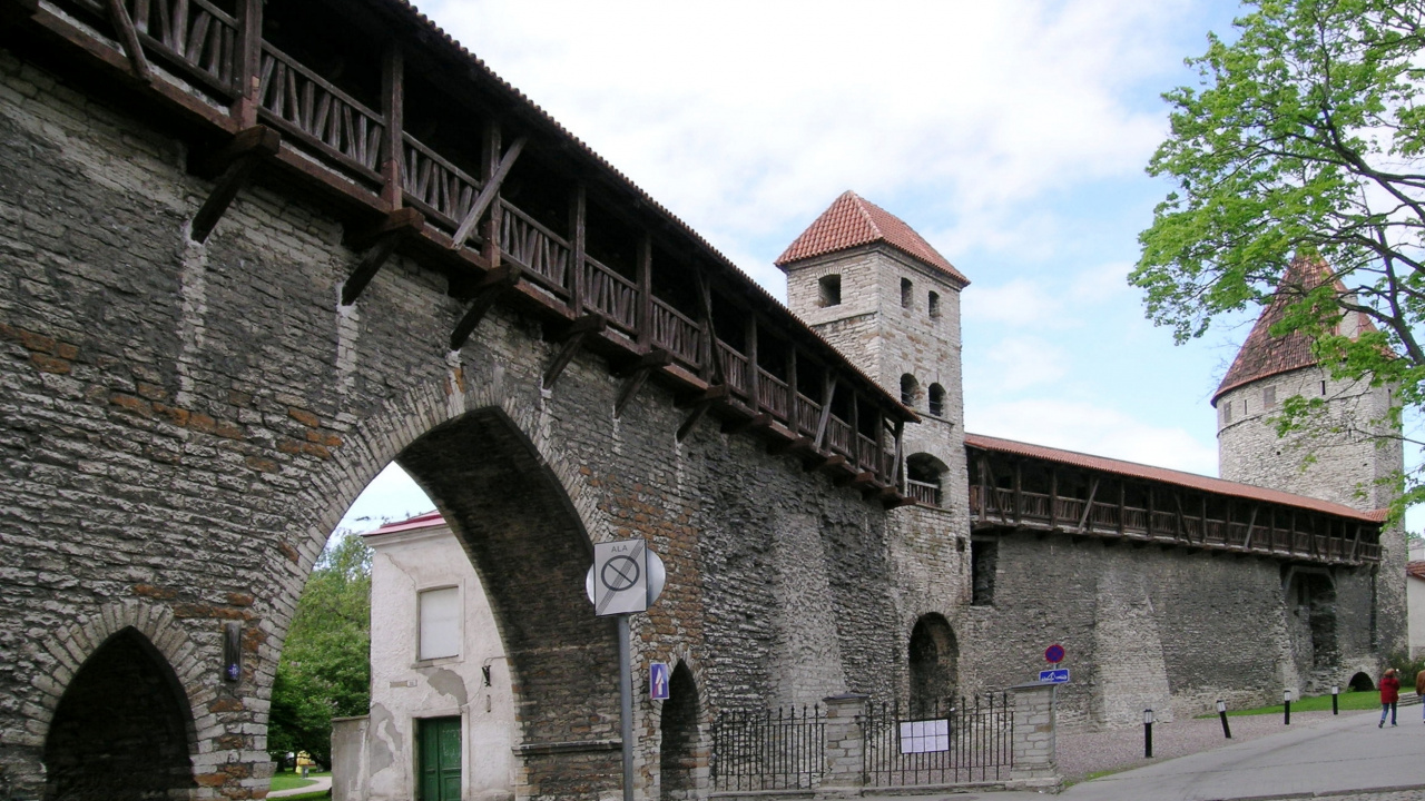 Tallinn, Arch, Bâtiment, L'architecture Médiévale, Aqueduc. Wallpaper in 1280x720 Resolution