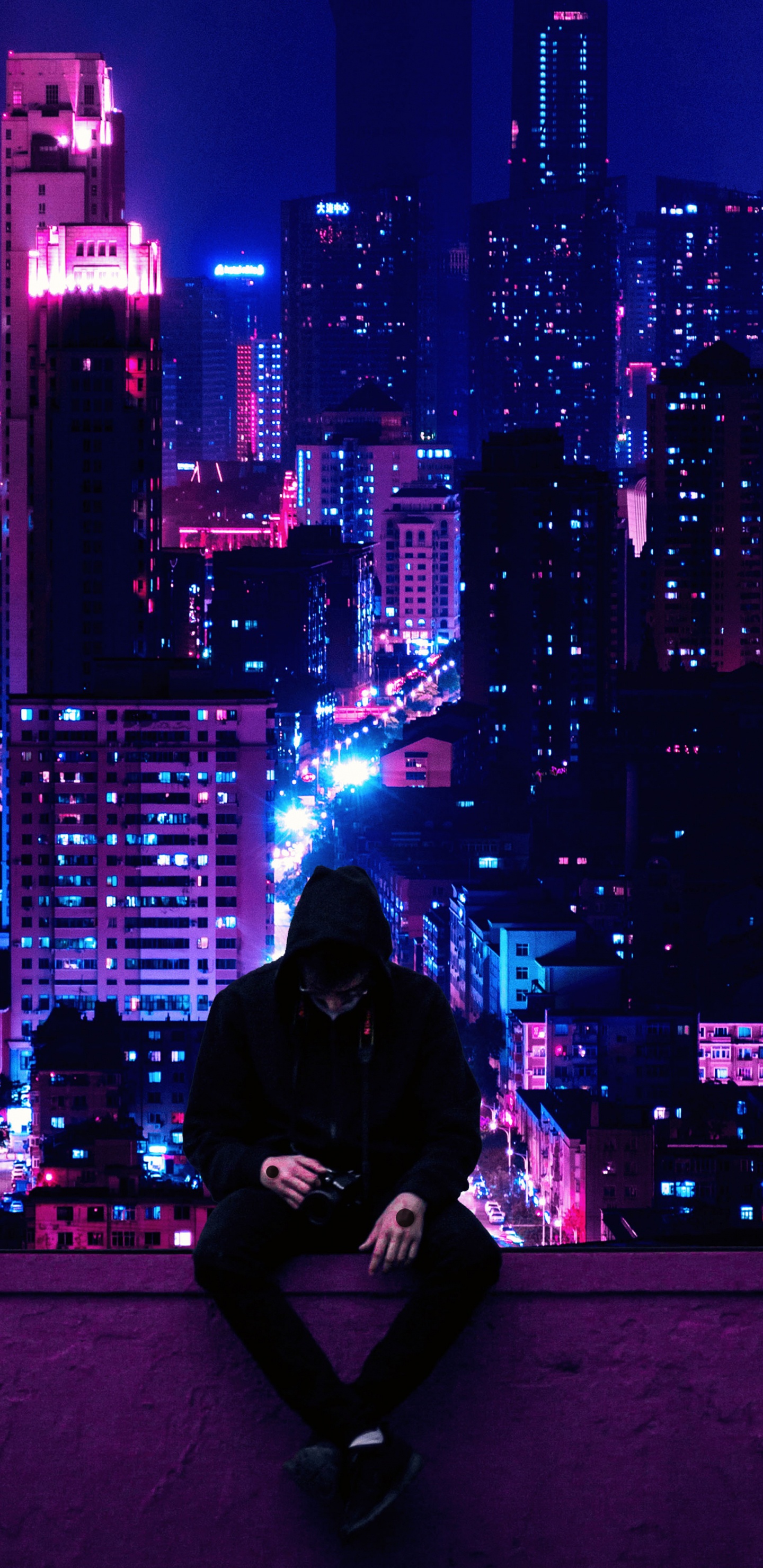 大都会, 艺术, 大都会M, 海报, 紫色的 壁纸 1440x2960 允许