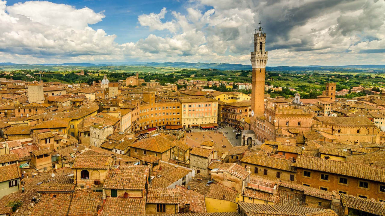 Vista Aérea de Los Edificios de la Ciudad Durante el Día.. Wallpaper in 1280x720 Resolution