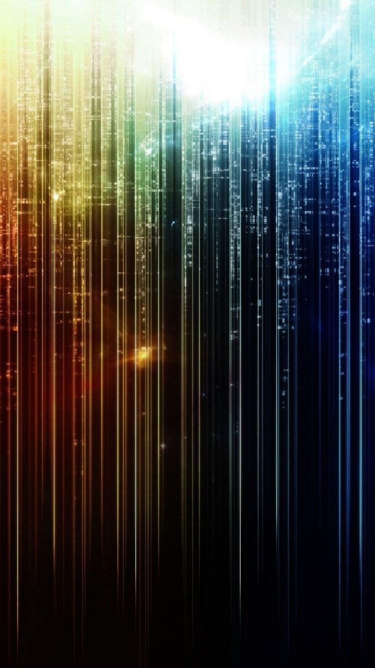 Blue and Brown Light Illustration. Wallpaper in 750x1334 Resolution
