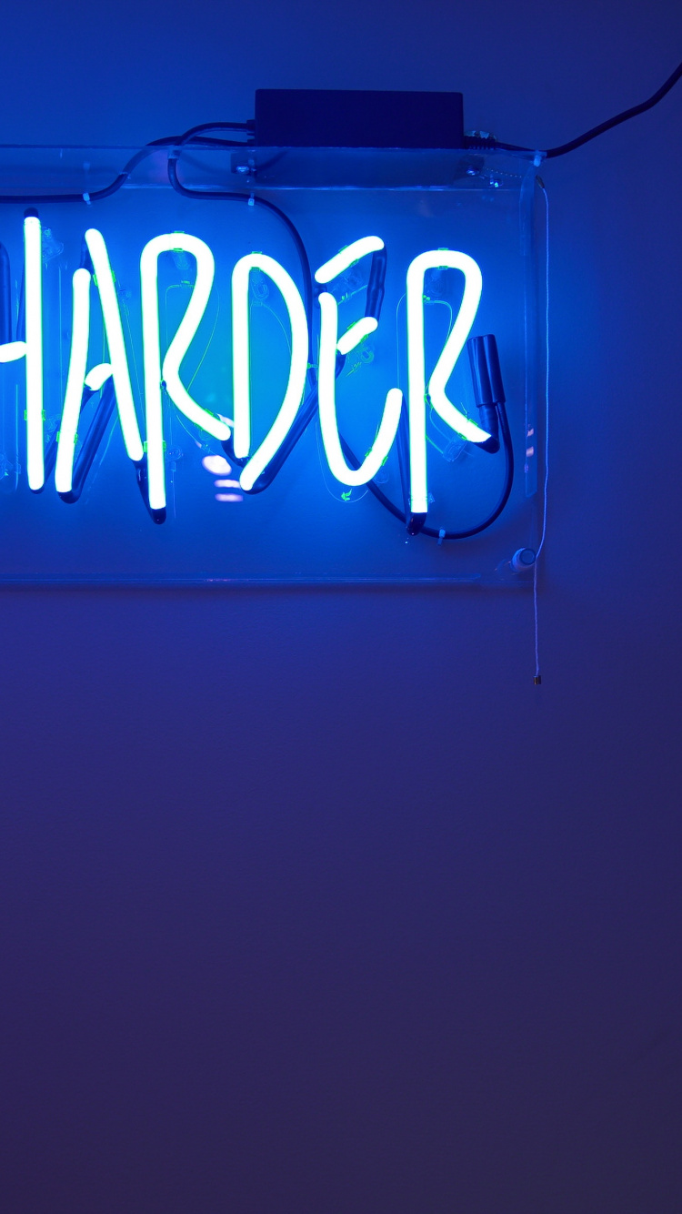 Light, Neon Sign, Electric Blue, Macbook Air, Tumblr. Wallpaper in 750x1334 Resolution