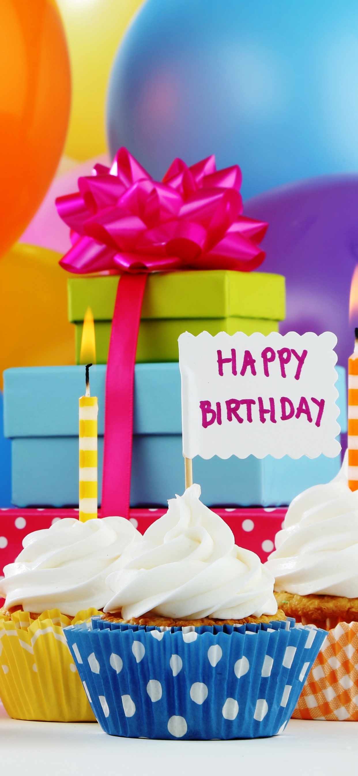 Joyeux Anniversaire, Douceur, Montgolfière, Dessert, la Décoration de Gâteaux. Wallpaper in 1242x2688 Resolution