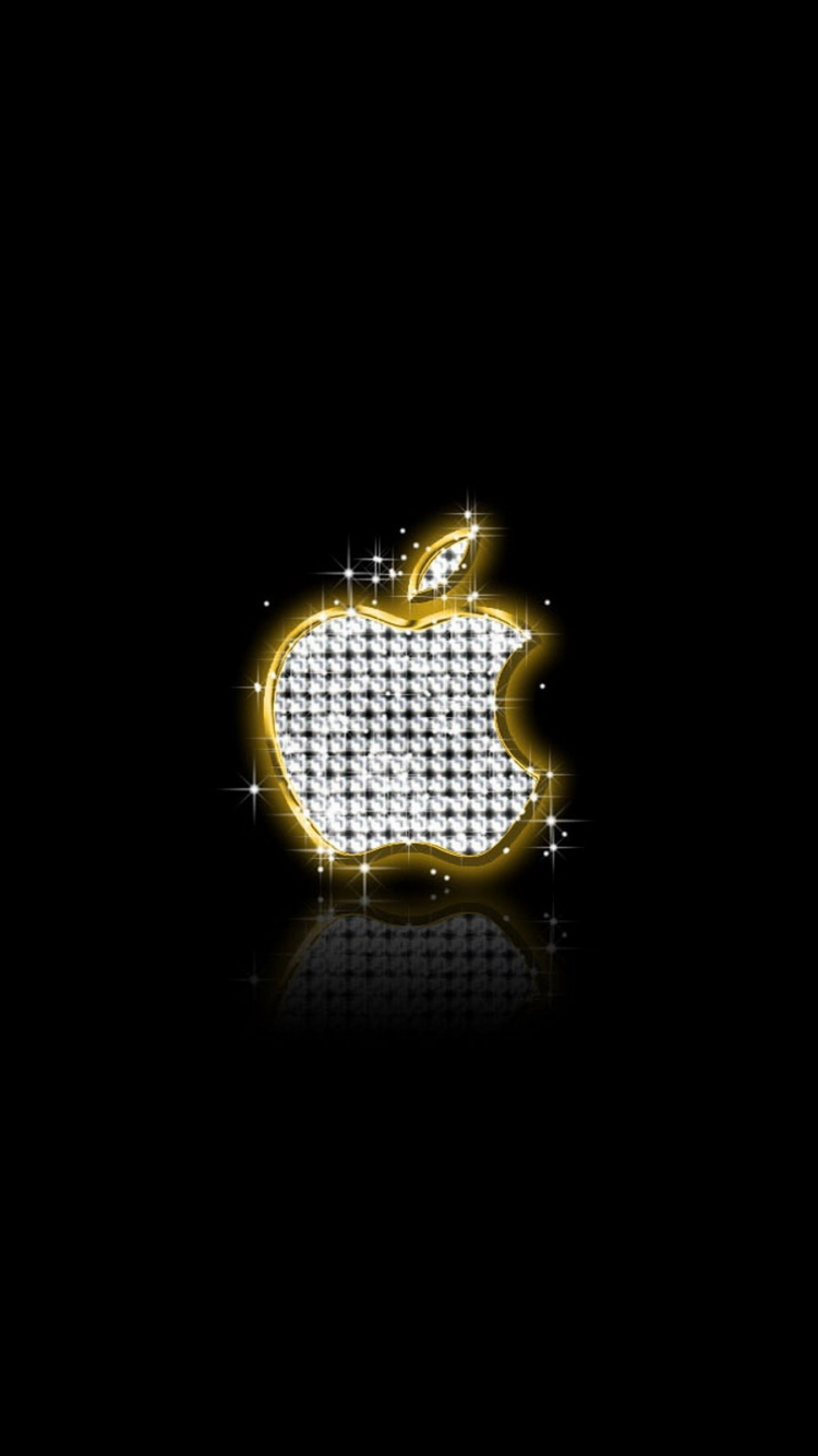 黄金, Apple, 光 壁纸 750x1334 允许