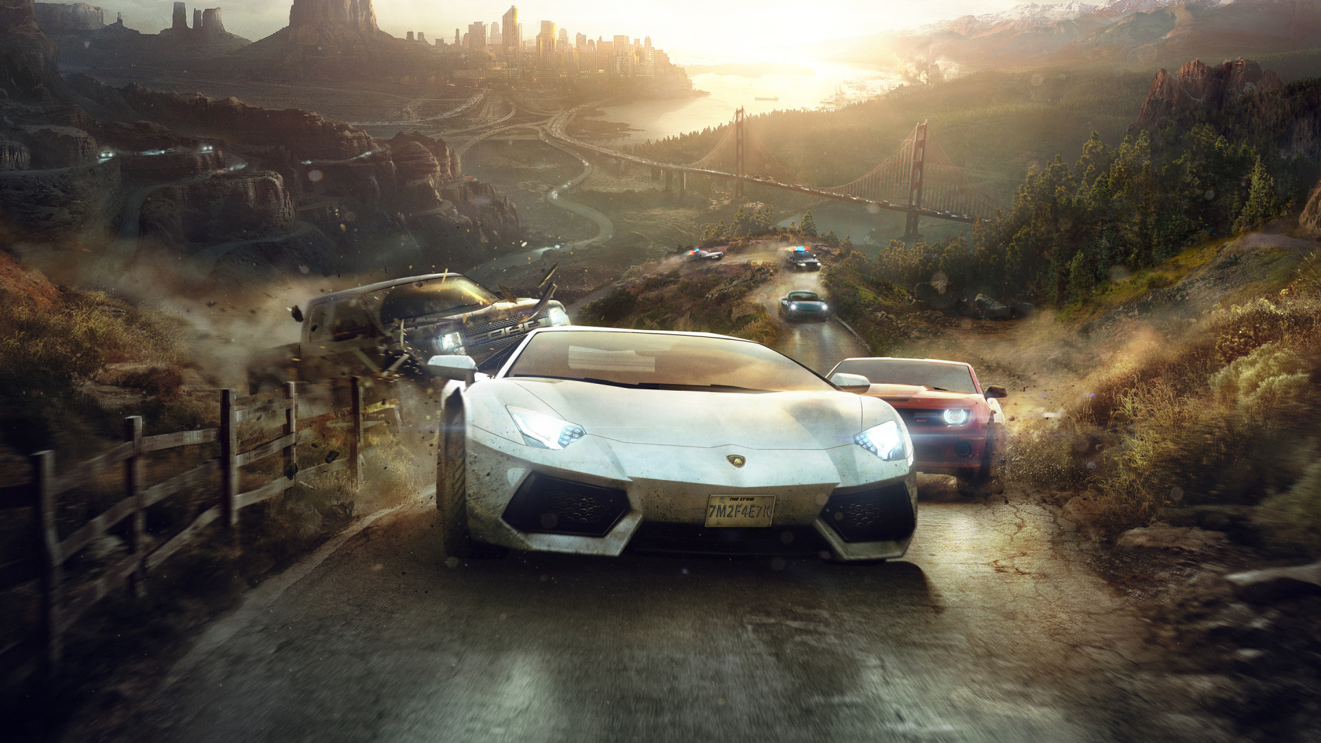 White and Black Porsche 911 on Dirt Road During Daytime. Wallpaper in 1920x1080 Resolution