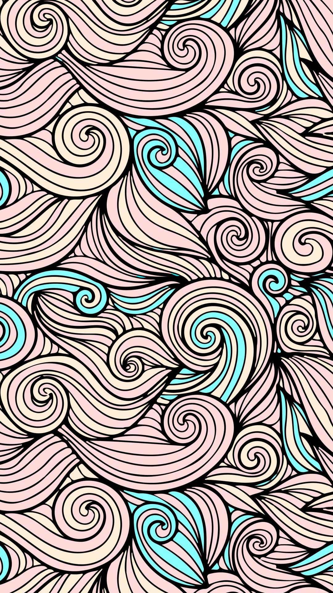 Azure, Art, Aqua, Symétrie, Cercle. Wallpaper in 1080x1920 Resolution