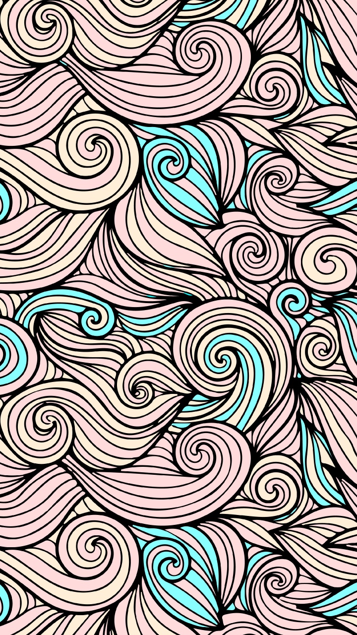 Azure, 艺术, 水上, 对称, 圆圈 壁纸 720x1280 允许