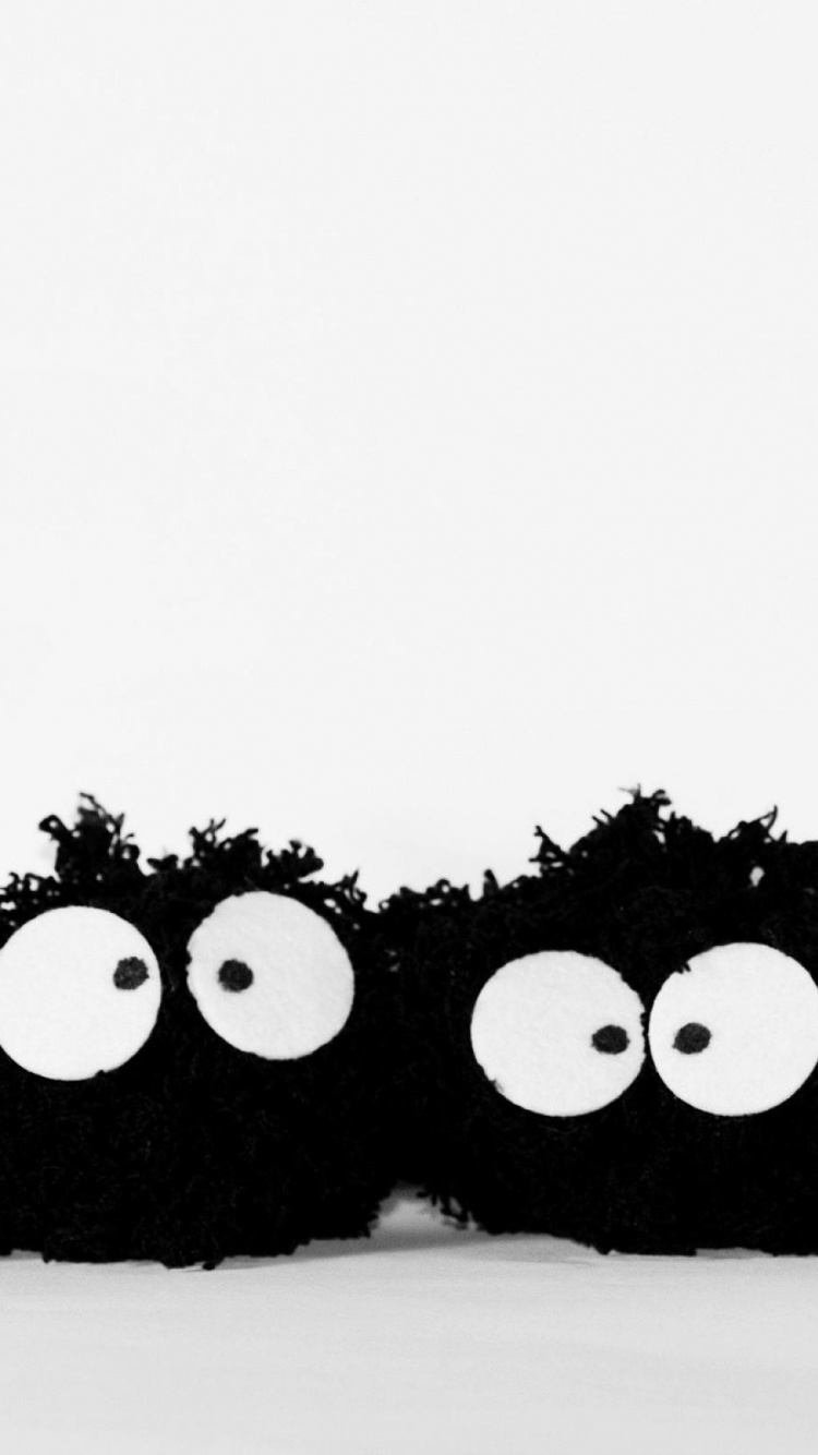 Pintura Abstracta en Blanco y Negro. Wallpaper in 750x1334 Resolution