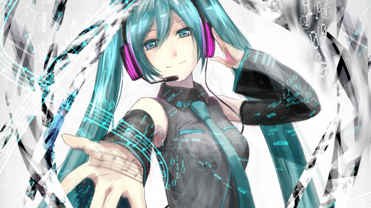 Frau im Weißen Kleid Anime-Charakter. Wallpaper in 1280x720 Resolution