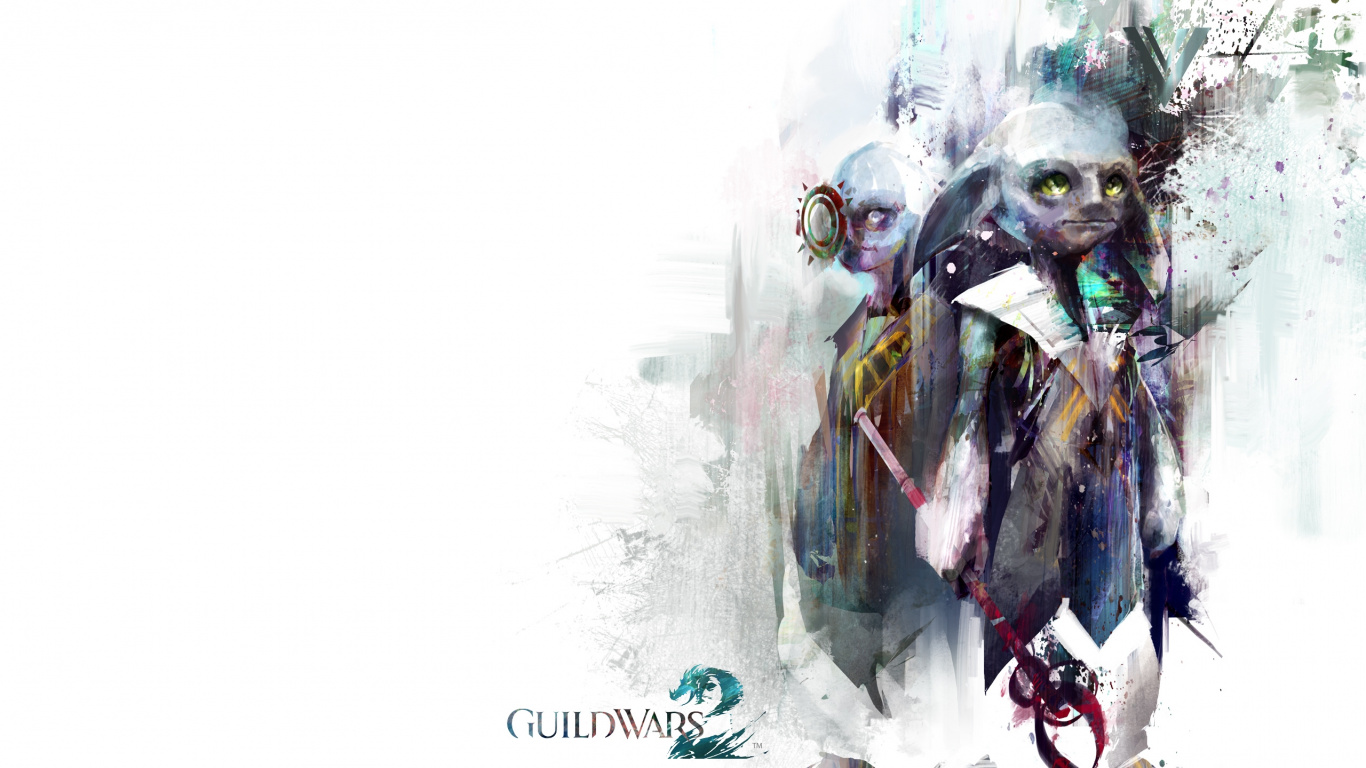 Guild Wars 2, Illustration, Grafik-design, Guild Wars 2 Pfad Des Feuers. Wallpaper in 1366x768 Resolution