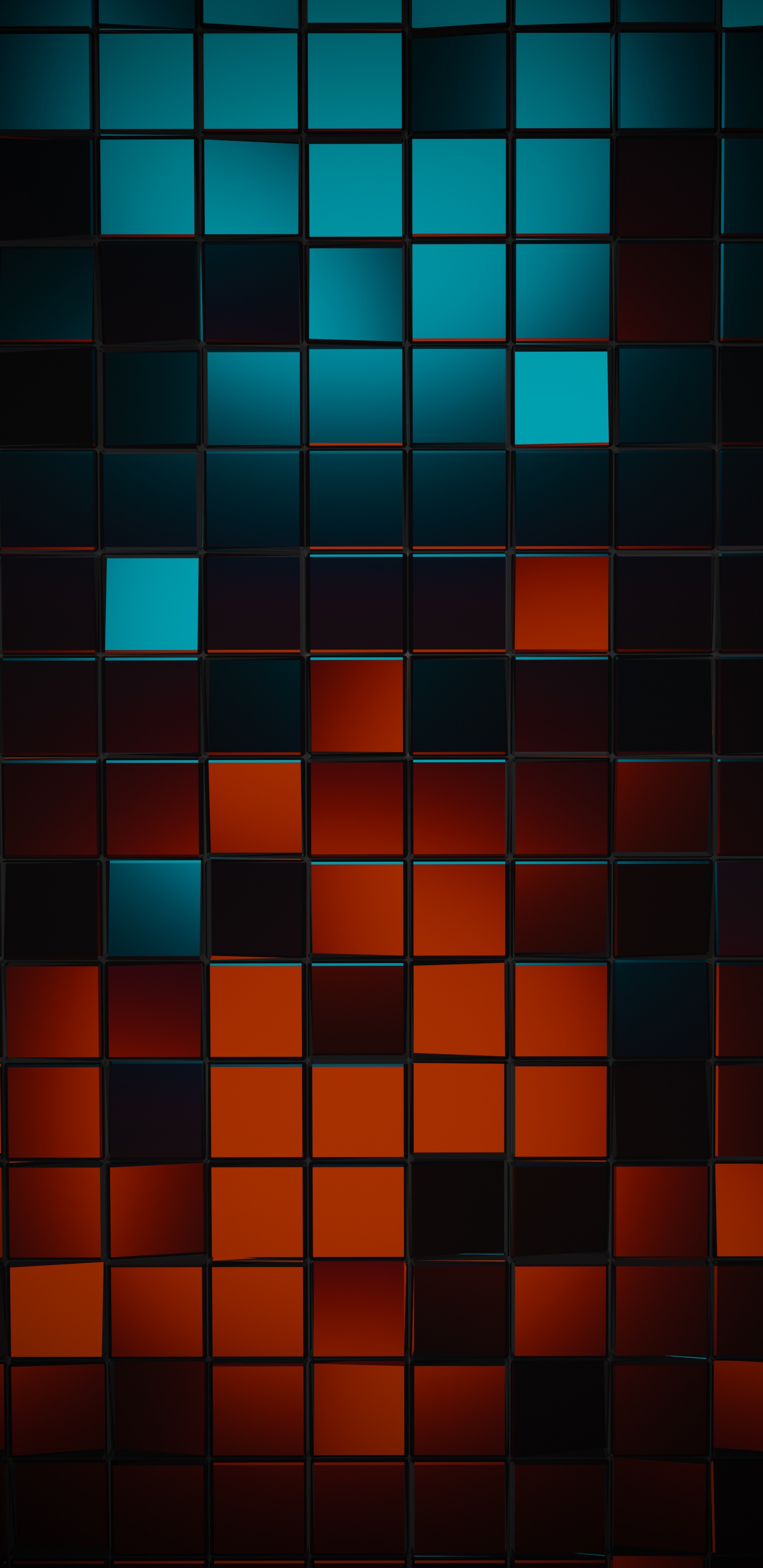 Orange, Symmetry, Mathematics, Geometry, Brown. Wallpaper in 1440x2960 Resolution