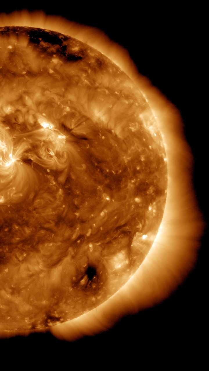 Blue and White Planet Illustration. Wallpaper in 720x1280 Resolution