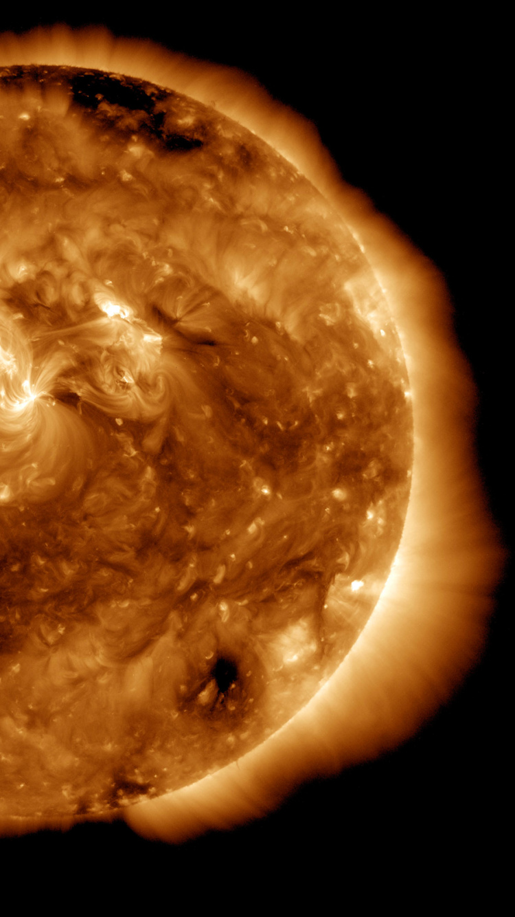 Abbildung Des Blauen Und Weißen Planeten. Wallpaper in 750x1334 Resolution