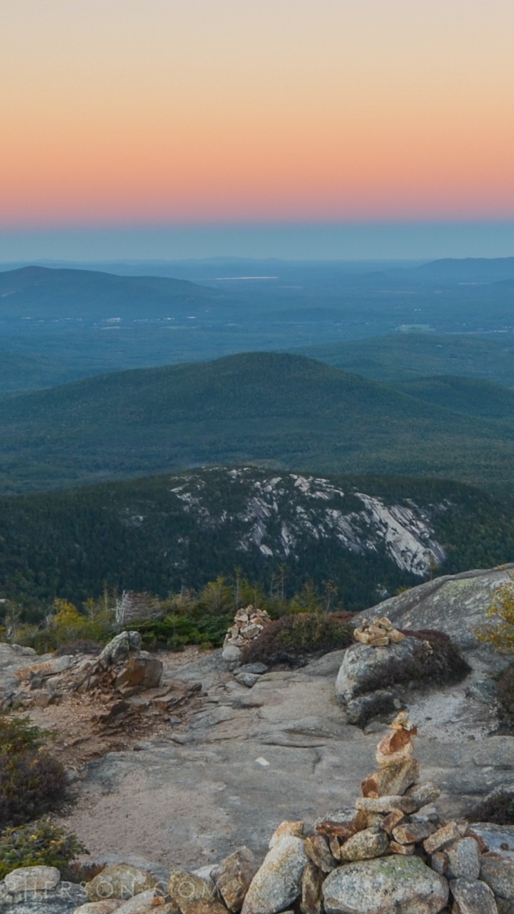 Green Mountains Under Blue Sky During Daytime. Wallpaper in 720x1280 Resolution