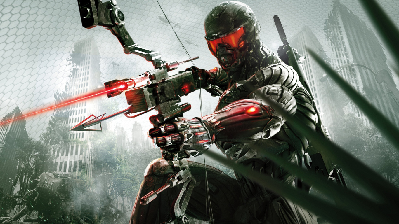 Crysis 3, Crysis, Electronic Arts, Xbox 360, Pc-Spiel. Wallpaper in 1366x768 Resolution