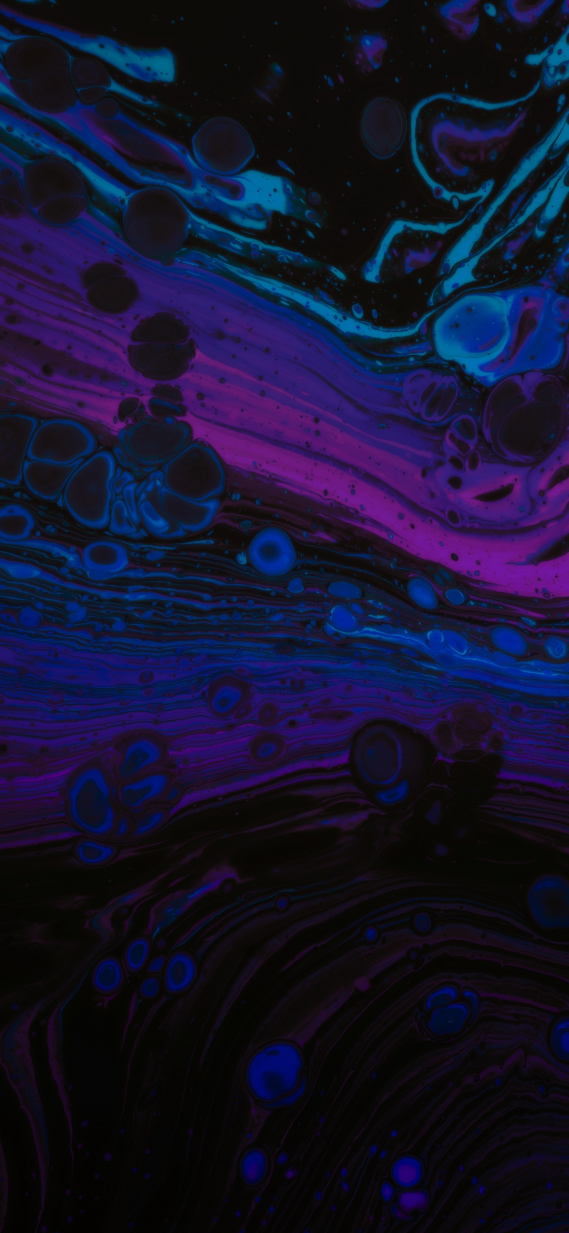 光, 分形技术, 紫色的, 性质, Azure 壁纸 1125x2436 允许