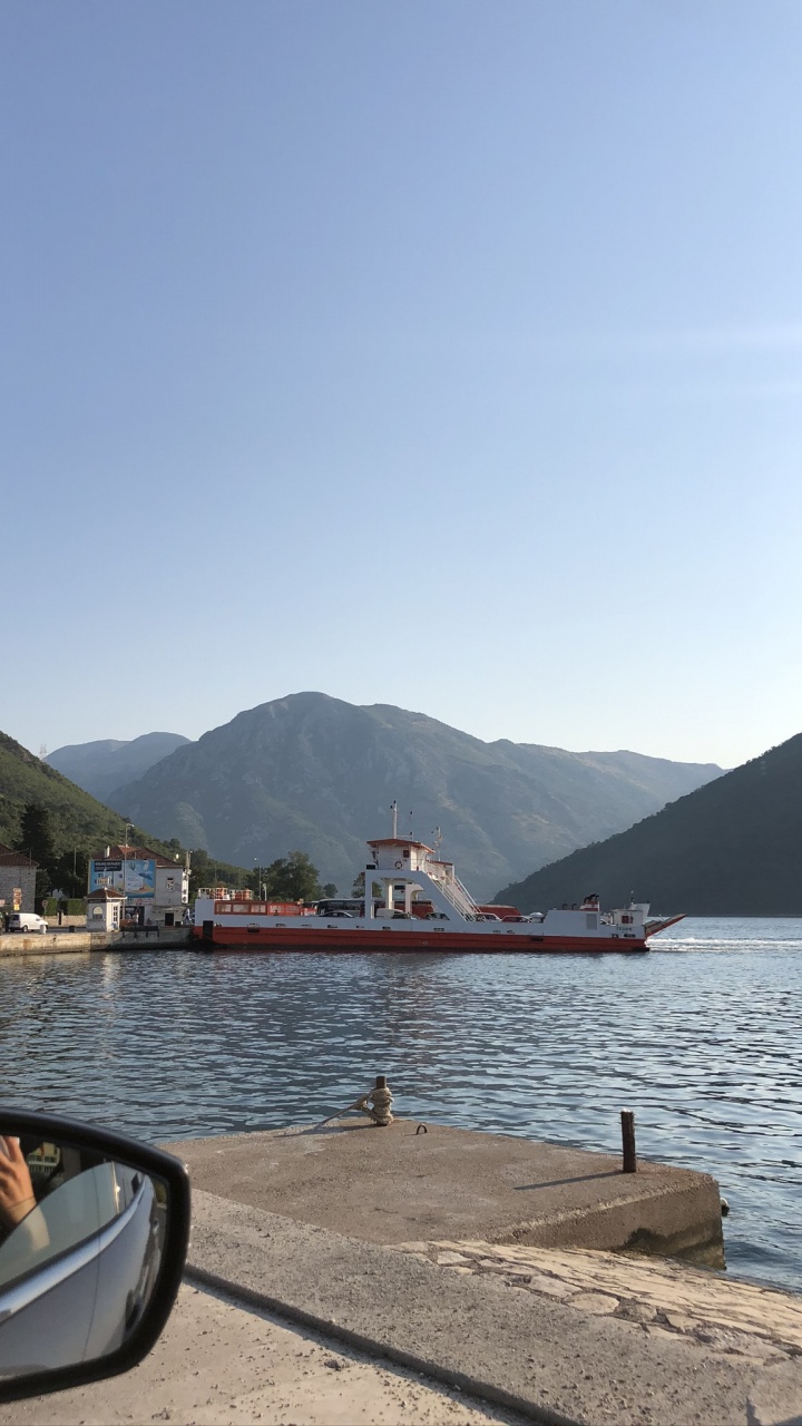 峡湾, 多山的地貌, 山脉, 高地, 反射 壁纸 720x1280 允许