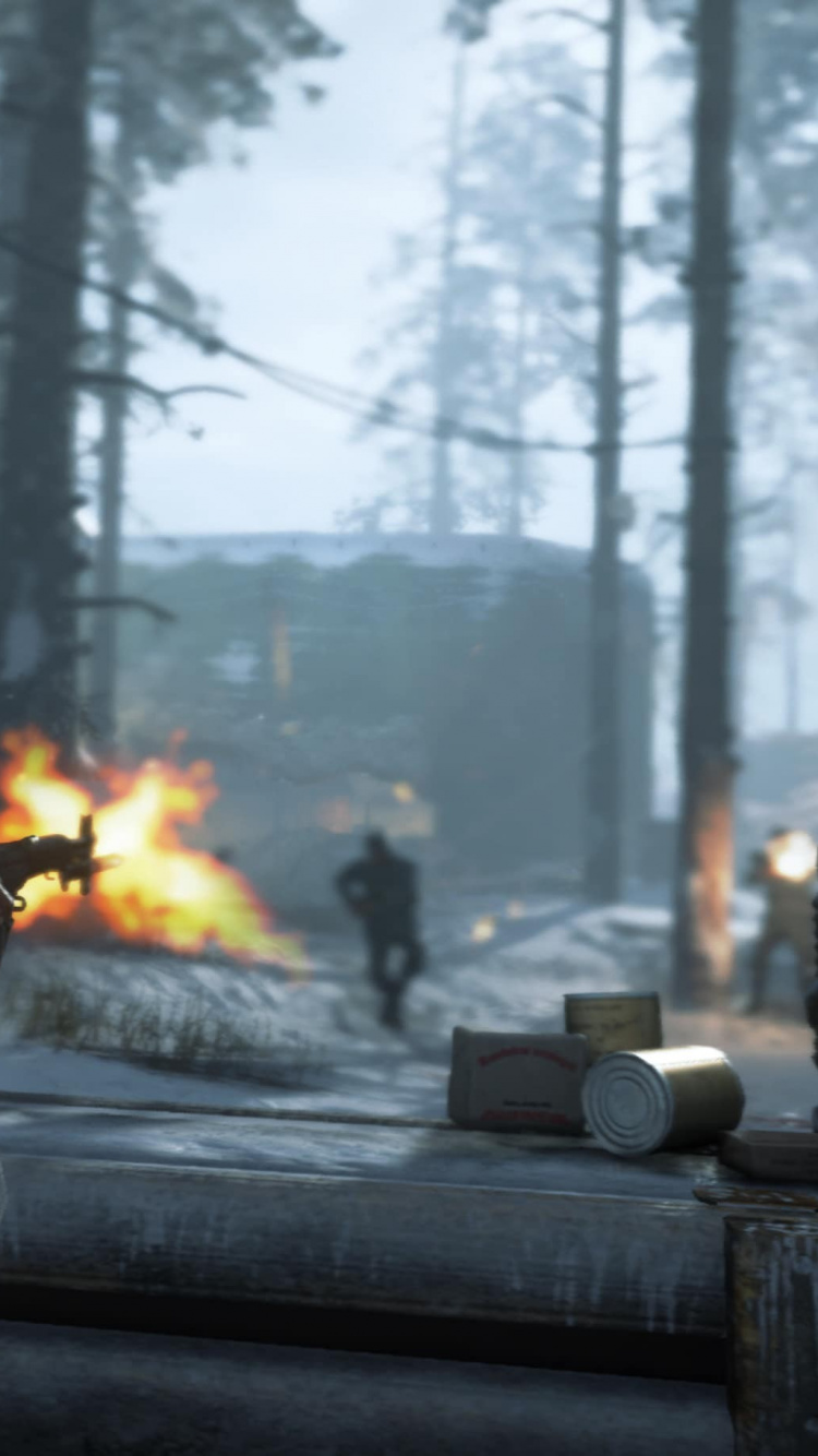 Call of Duty WWII, Call of Duty Black Ops Ii, Xbox One, pc Game, Soldier. Wallpaper in 750x1334 Resolution