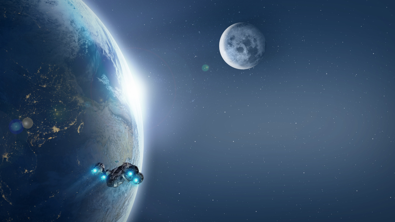 Water Dew on Glass Ball. Wallpaper in 1366x768 Resolution