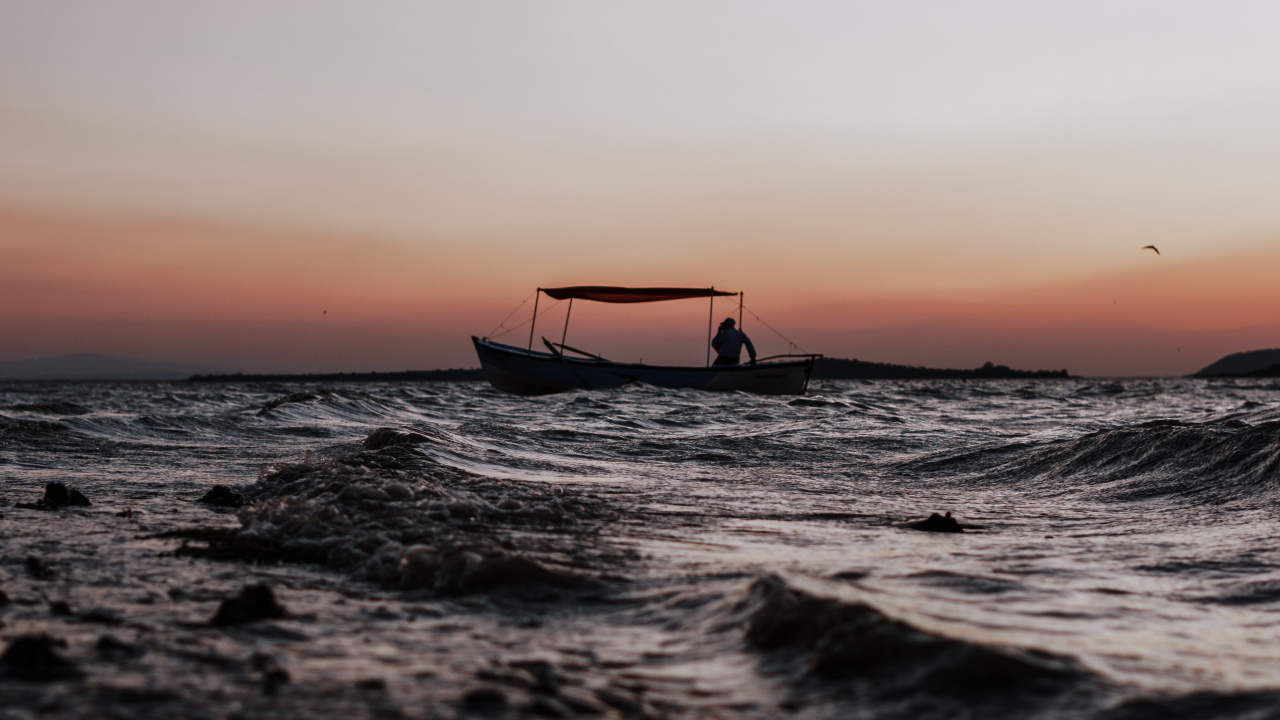 Sea, Ocean, Nokia 5800 Xpressmusic, Horizon, Body of Water. Wallpaper in 1280x720 Resolution