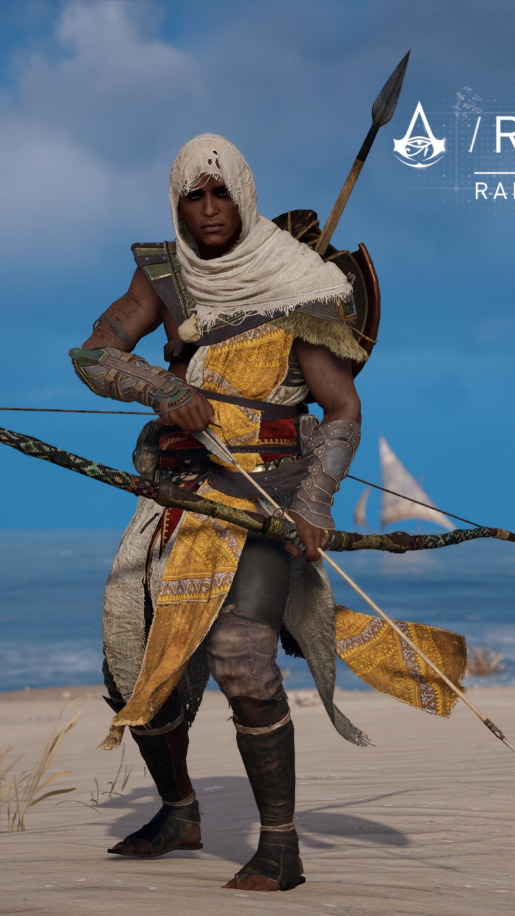 Assassins Creed Orígenes, Asesino, Mar, Juego de Rol, Assassins Creed II. Wallpaper in 750x1334 Resolution