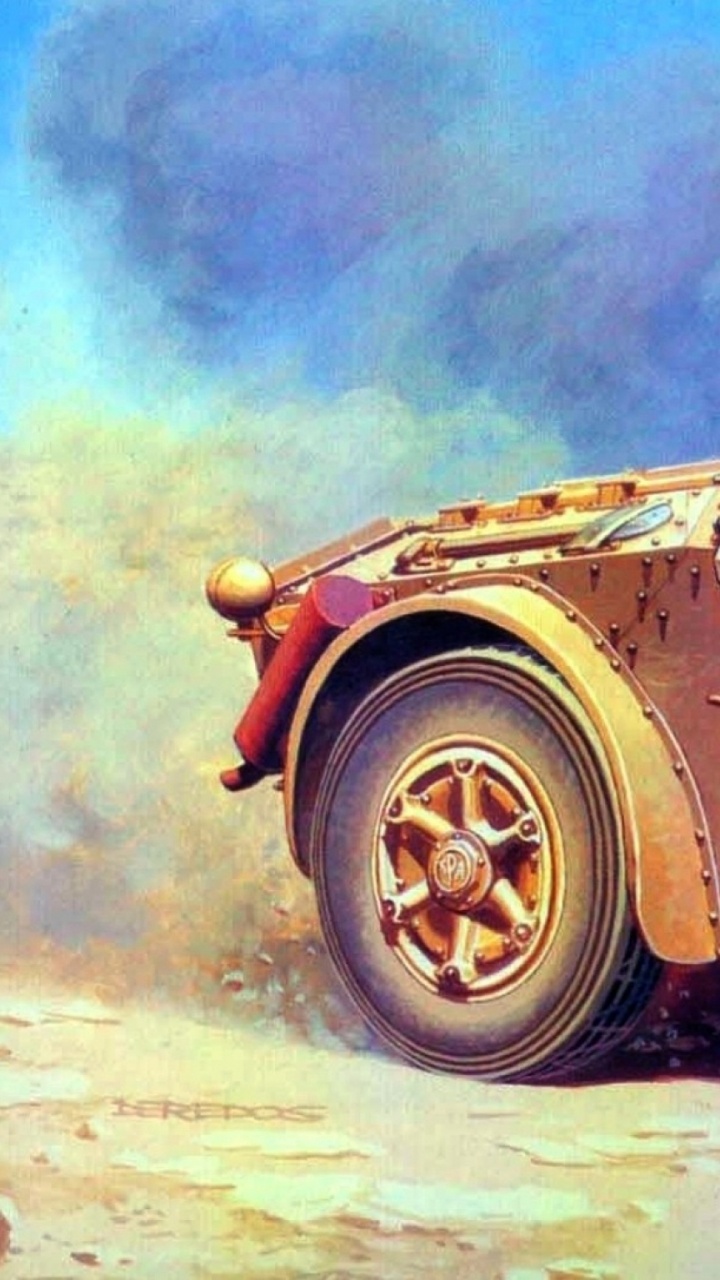 Tanque de Batalla Marrón y Verde. Wallpaper in 720x1280 Resolution