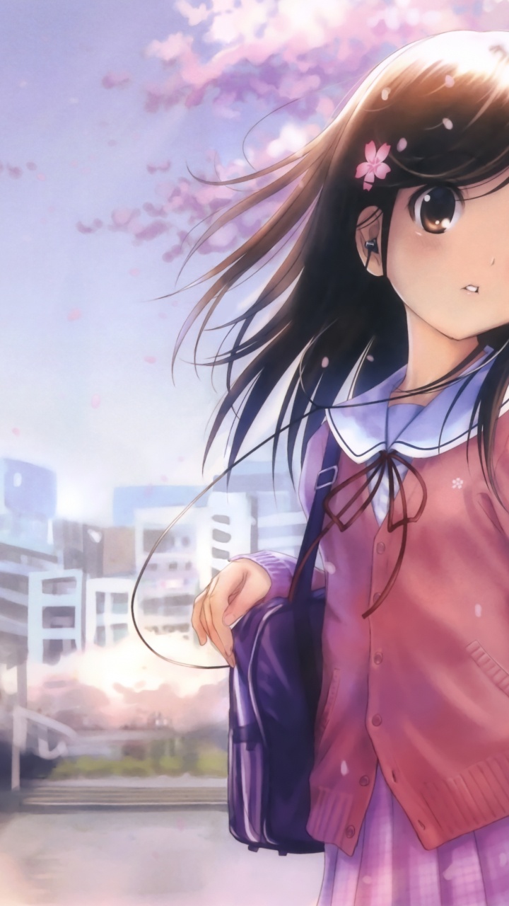 Woman in Red Sleeveless Dress Wearing Black Sunglasses. Wallpaper in 720x1280 Resolution