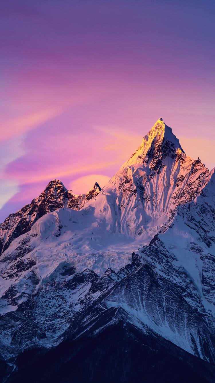 Meili Xue Shan, Poco X2, Smartphone, Redmi, Cloud. Wallpaper in 750x1334 Resolution