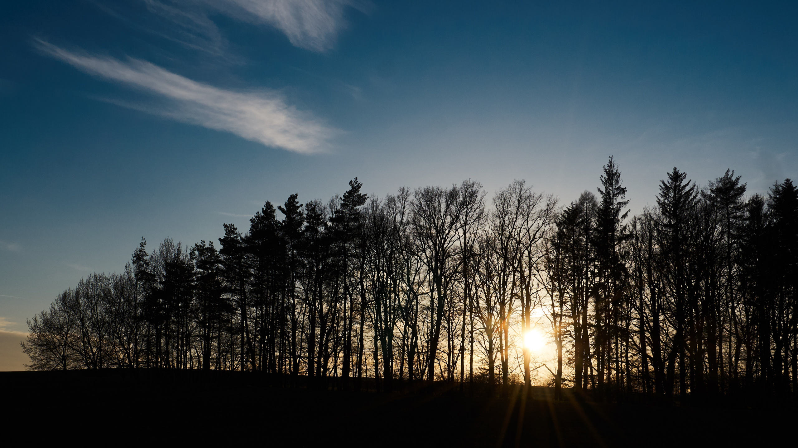 Sunset, Morning, Dawn, Natural Landscape, Cloud. Wallpaper in 2560x1440 Resolution