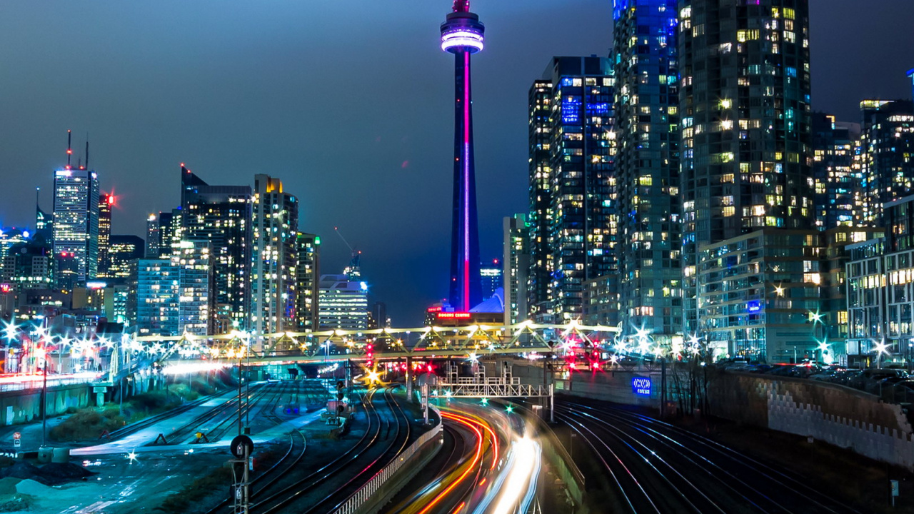 Kleiner Norwegischer Park, Telefon, Wolkenkratzer, Gebäude, Licht. Wallpaper in 1280x720 Resolution