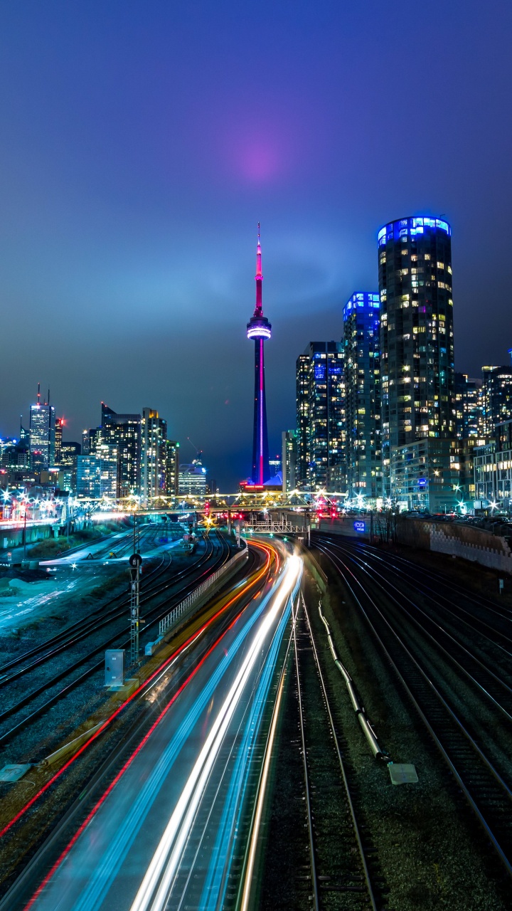 Kleiner Norwegischer Park, Telefon, Wolkenkratzer, Gebäude, Licht. Wallpaper in 720x1280 Resolution