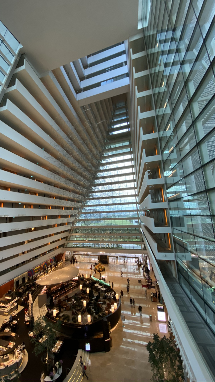 建筑, 商业建筑, 室内设计, 采光, 大堂 壁纸 750x1334 允许