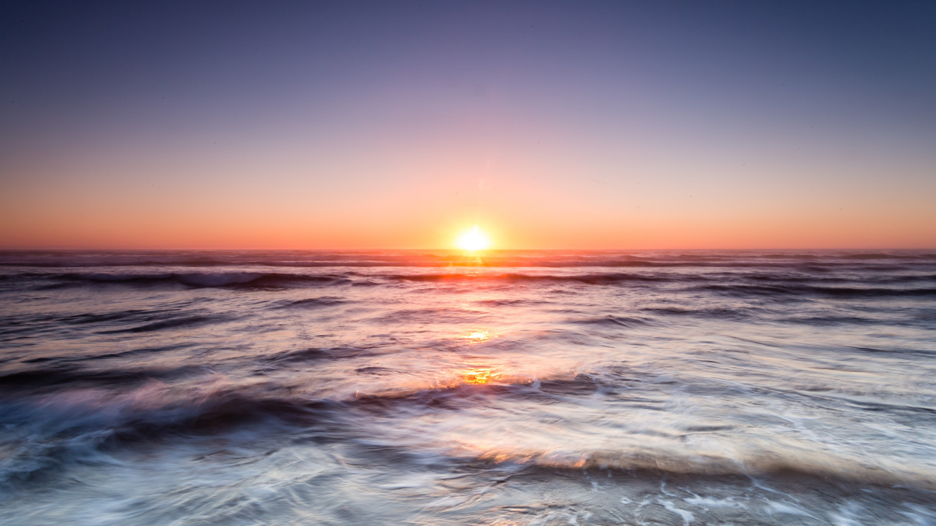 el Macbook Air, Agua, Líquido, Afterglow, Atardecer. Wallpaper in 1366x768 Resolution