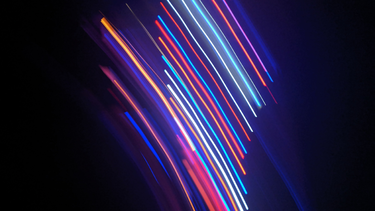 Blue and Red Light in Dark Room. Wallpaper in 1280x720 Resolution