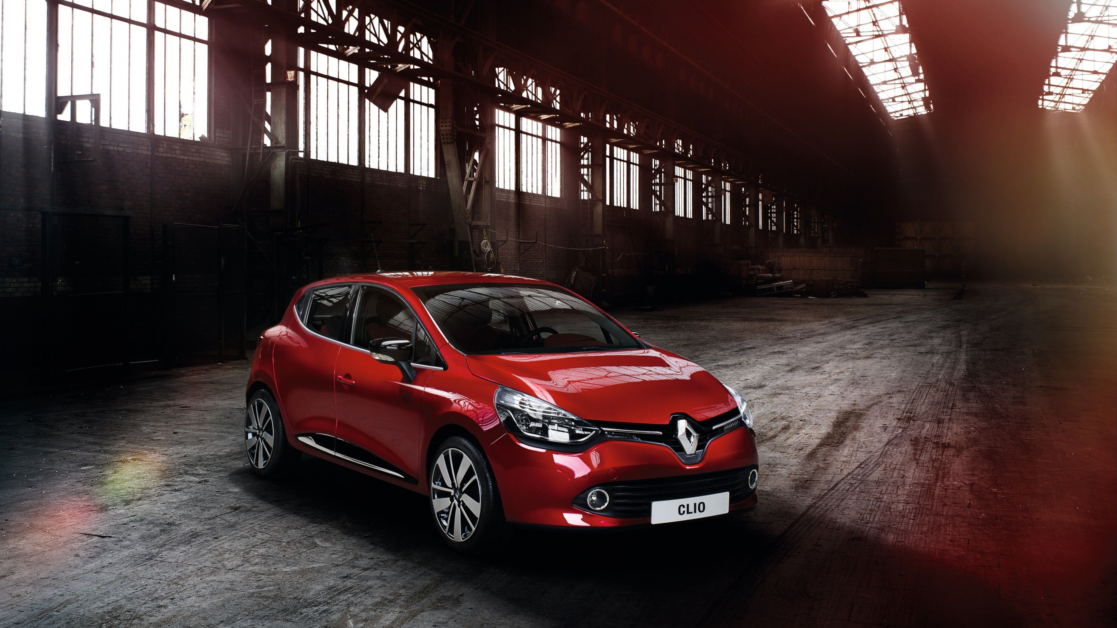 Roter Bmw m 3 Auf Garage Geparkt. Wallpaper in 3840x2160 Resolution