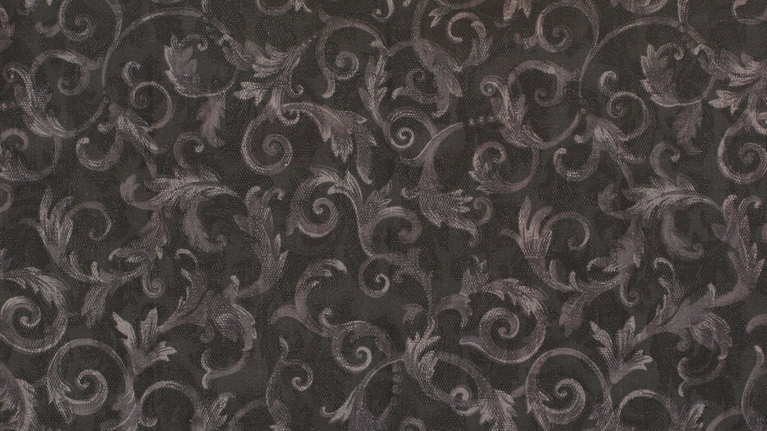 Black and White Floral Textile. Wallpaper in 2560x1440 Resolution