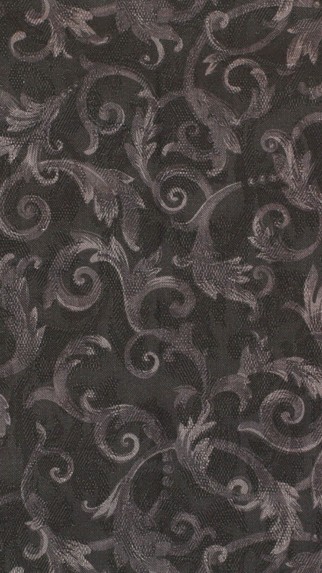 Schwarz-weißes Florales Textil. Wallpaper in 1080x1920 Resolution