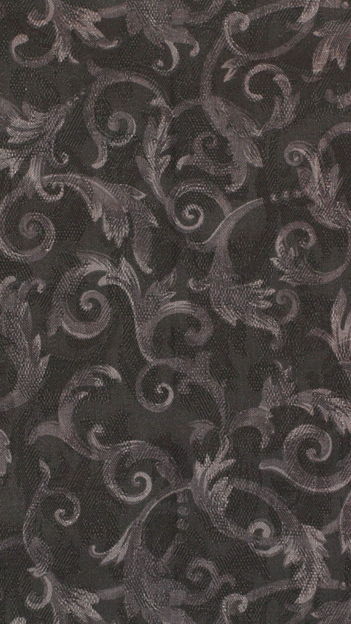 Schwarz-weißes Florales Textil. Wallpaper in 720x1280 Resolution